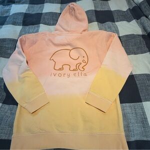 Ivory Ella Ombre Hoodie~Small